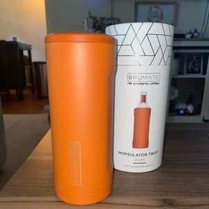 BruMate hopsulator twist - clay orange - 16oz. Aluminum bottle